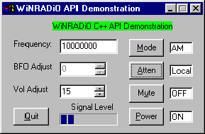 WiNRADiO in C++