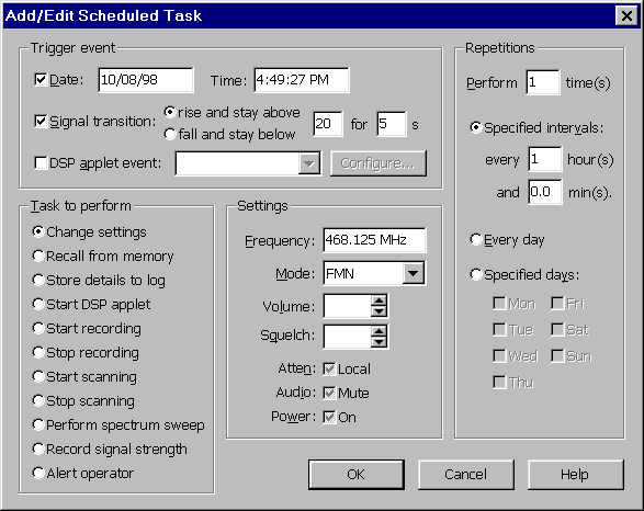 Task Manager - Add Task Dialog Box